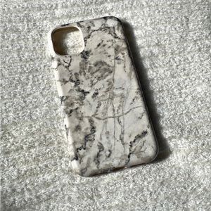 White and Grey Smooth Marble iPhone 11 Case